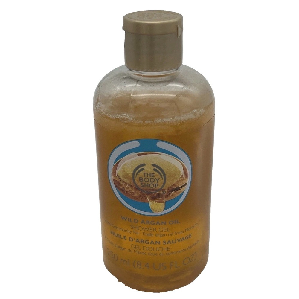 NEW The Body Shop Wild Argan Oil Shower Gel 250 ml / 8.4 US fl oz